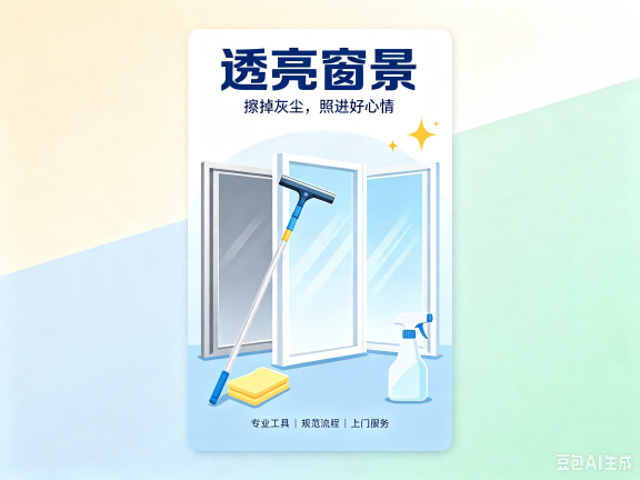 窗户清洁60分钟
